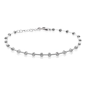 0.5 Carat SI Diamond 2 Claw Setting Bracelet in 18ct White Gold