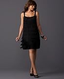 INC International Concepts? Plus Size Tiered Fringe Dress