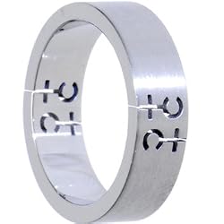 Stainless Steel Style No. 1 FEMALE PRIDE Ring