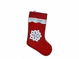 20 Christmas Stocking with handmade decoration, Christmas Decoration