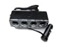 4-Way DC Car Power Adaptor Splitter for Garmin Magellan TomTom Navman GPS or XM / Sirius Radio Car Kits