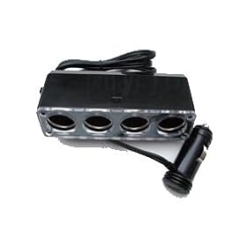 4-Way DC Car Power Adaptor Splitter for Garmin Magellan TomTom Navman GPS or XM / Sirius Radio Car Kits