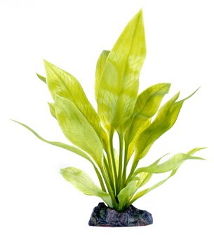 11 inch Artificial Amazon Sword Plant with Heavy Weight Base