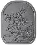 White Rabbit Alice In Wonderland Belt Buckle White Rabbit Alice In Wonderland Belt Buckle