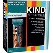 KIND Nuts & Spices Dark Chocolate Nuts & Sea Salt Bars - 4 Bars