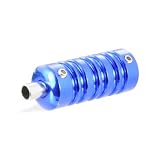 Blue Notched Aluminum grip