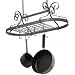 Enclume DR1-kd Decor Collection Oval Knock-Down Version with Grid Ceiling Rack, Hammered Steel