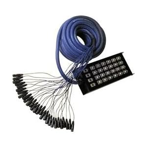 AV Link 49 FT 24-Channel 4-Return Stage Snake, 15 Meters by