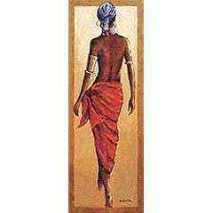 Eurographics ALS1110 Hochwertiger Kunstdruck, Alain Satie, Samira 13 x 35 cm