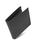 Gianfranco Ferre Logoed Stitched Genuine Leather Billfold Wallet Black