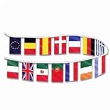 Assorted World Flags String Pennants