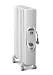 De'Longhi Stretto TRSW0715 Wall Mountable Oil Filled Radiator, 1.5kW