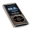 5G Clear Silicone Gel 'Hoops Design' Case With Screen Protector & Grey Sock for New Apple iPod Nano with Camera 5th Generation 8GB & 16GB
