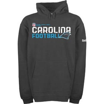 Carolina Panthers Reebok Youth Sideline Statement Hooded Sweatshirt - Youth-S