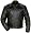 TOURMASTER/CORTECH TM BANTAM LEATHER MOTORCYCLE JACKET BLACK SIZE:MED