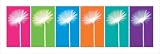 Daisies (Pop Art) Art Poster Print - 12 X 36