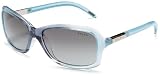 Ralph by Ralph Lauren Women's 0RA5072 Rectangular Sunglasses,Blue Fade Frame/Grey Gradient Lens,one size