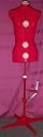Singer DF151 Adjustable Dress Form, Red, Medium