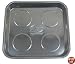 Advanced Tool Design Model  ATD-8762  Stainless Steel Square Magnetic Parts Tray
