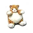 Orange Tabby Cat Baby Plumpee Plush Toy 7" H