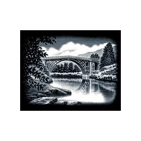 English Heritage Foil Artwork  Iron Bridge