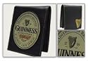 Bio World GUINNESS STOUT PATCH MENS BLACK WALLET - COMES WITH TIN