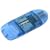CTCstore 6-in-1 USB 2.0 High Speed Memory Card Reader Writer for SD SDHC MiniSD MiniSDHC MMC rsMMC