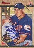Brad Fullmer, Albany Polecats - Expos Affiliate, 1996 Bowman Autographed Card