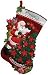 Bucilla Santa Poinsettia Tree StockingKit [Warning: Choking hazard small parts]