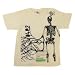 Junk Food Men Nature Vs. Nurture Skeleton T-Shirt j1717-152