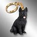 German Shepherd Dog Keychain - Black