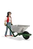 Schleich - 13453 - Figurine - Personnage - Palefreni�re avec Brouette