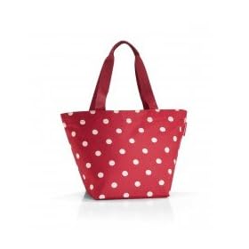 Sac Shopper M pois rouge