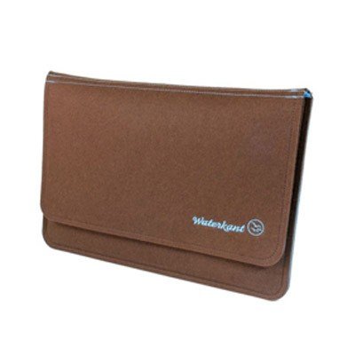 Waterkant Deichk&ouml;nig Wollfilz-Tasche 39,2 cm (15,4 Zoll) f&uuml;r Apple MacBook braun/blau