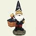 NEW ENGLAND PATRIOTS SOLAR POWERED LIGHTED GOOD LUCK GARDEN GNOME