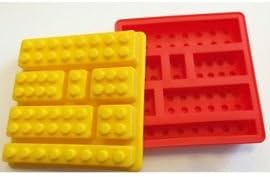 Af Kitchen : Ice Cube Mould Square Lego Toy Brick Shape Silicone Fandont Chocolate Mold