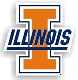 Illinois Fighting Illini 12 Car Magnet