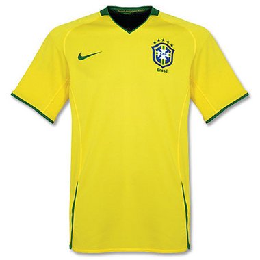 Nike Fußball Trikot Brasil Boys Home Jersey / 258944-703