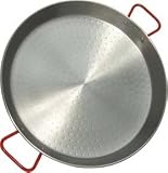 Myson Authentic Spanish Polished Steel Paella Pan, 15-Inch