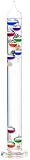 21 inch Galileo Thermometer with Silver Tags Liquid Thermometers