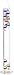 21 inch Galileo Thermometer with Silver Tags Liquid Thermometers