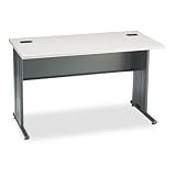 The Stationmaster Computer Desk, 48W X 24D X 29-1/2H, Gray Patterned (HON66557G2S)