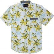 Billabong Sundays Short Sleeve Shirt Large Light Blue