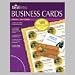 GEO46107 Business Cards,Inkjet,Glossy,65Lb.,8-1/2x11,250/PK,White