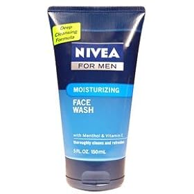 Nivea for Men Moisturizing Face Wash with Menthol and Vitamin E, 5 Ounce