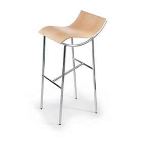 OFFI Arp Stool in Natural Wood - 30 inch by Offi