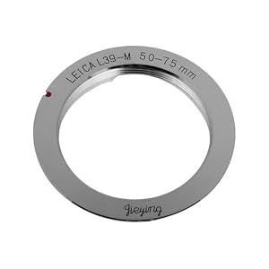 Fotodiox Pro Lens Mount Adapter, Leica M39 Lens to Leica M Adapter with Coding for Leica M8 and Leica Digital M9 