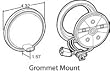 Truck-Lite Super 44 Series LED Back-Up Lamp 6 Diode Pattern 44184C