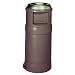 Continental Ash'Top LLDPE Waste Receptacle, Round