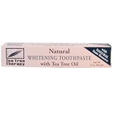 Whitening Toothpaste with Tea Tree Oil 3 Ounces